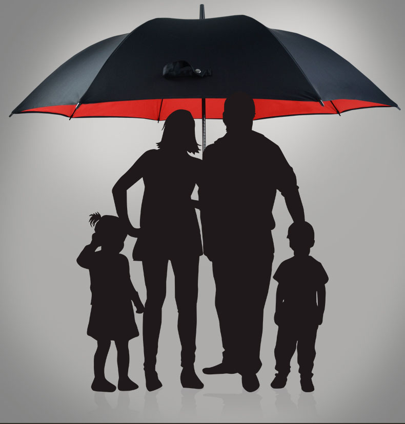 ô dù cầm tay cao cấp cán dài size 130cm sử dụng cho gia đình
