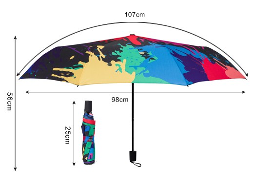 High quality compact umbrella Hongkong UV rays of creative color