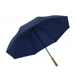 Double-layer blue straight handle umbrella - [CÁN DÀI - 121CM] Ô dù cầm tay cao cấp cán dài 2 lớp kép chuyên dụng sân golf