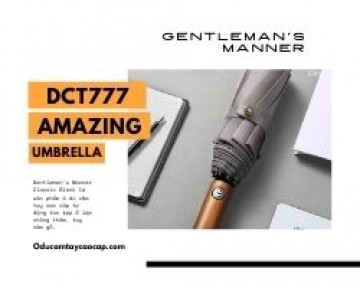 Giới thiệu 3 mẫu ô dù cầm tay cao cấp tự động tay cầm gỗ Gentleman's Manner - DCT777