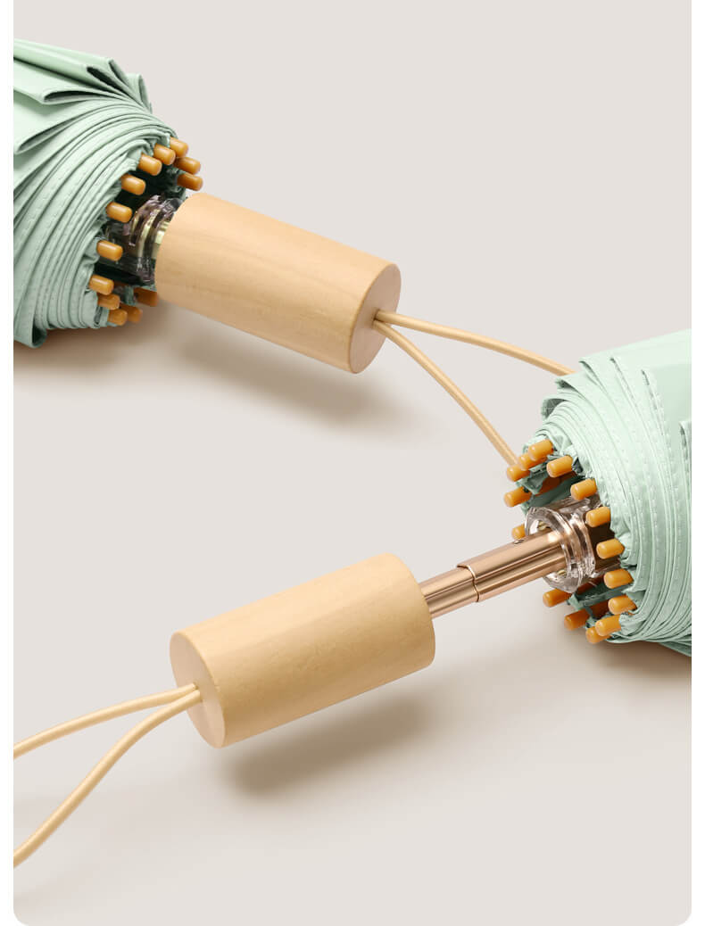 [GẬP 3 - 16 XƯƠNG - 100CM] Ô dù cầm tay cao cấp gập 3, 16 xương họa tiết, tay cầm gỗ