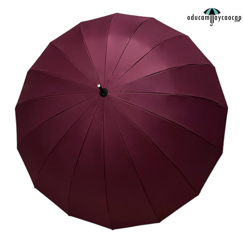 Ô dù cầm tay cán dài che mưa, che nắng tay cầm cong với đường kính 118cm