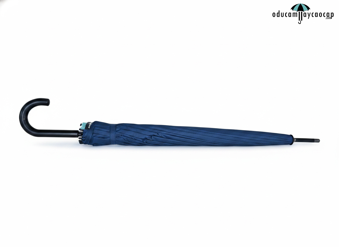 Ô dù cầm tay cán dài che mưa, che nắng tay cầm cong với đường kính 118cm Ô dù cầm tay cán dài che mưa, che nắng tay cầm cong với đường kính 118cm
