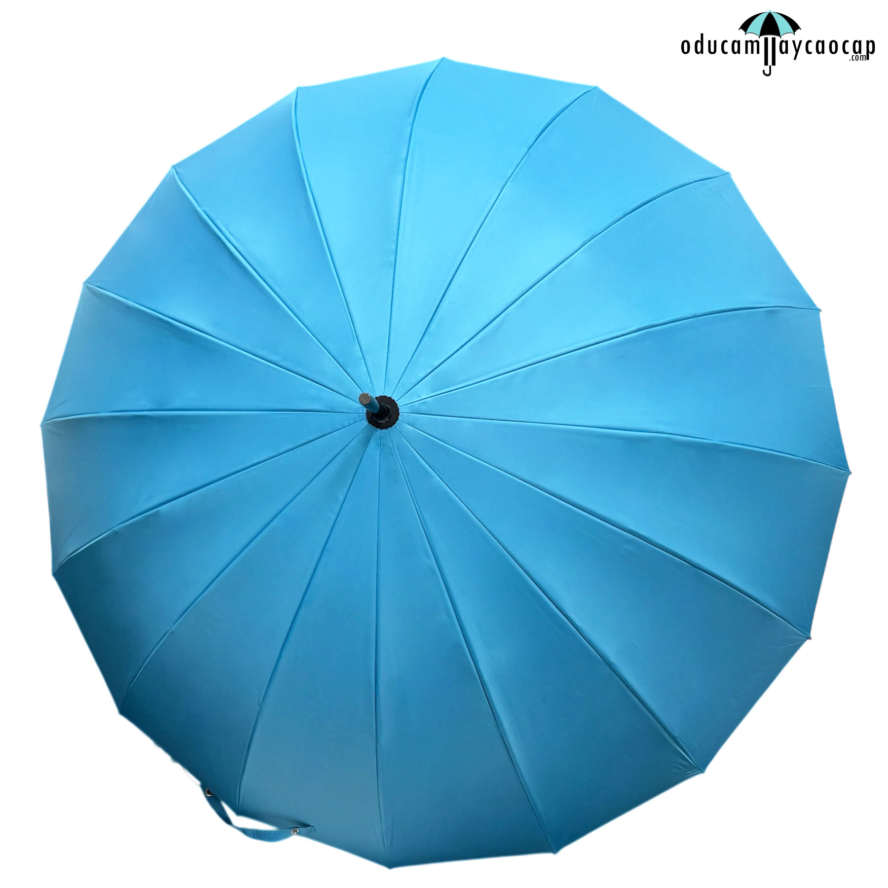 Ô dù cầm tay cán dài che mưa, che nắng tay cầm cong với đường kính 118cm