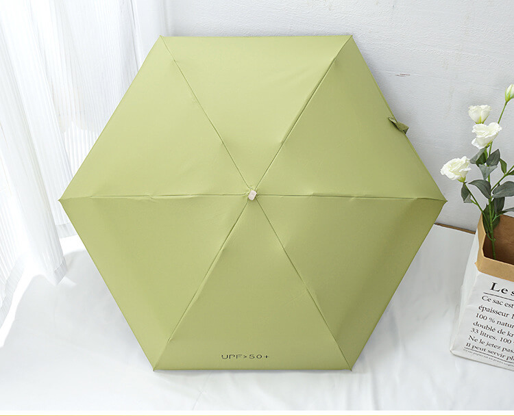 Ô dù cầm tay mini tí hon giá rẻ che mưa chống UV cán dẹp