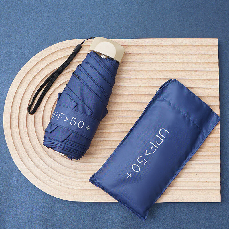 Ô dù cầm tay mini tí hon giá rẻ che mưa chống UV cán dẹp