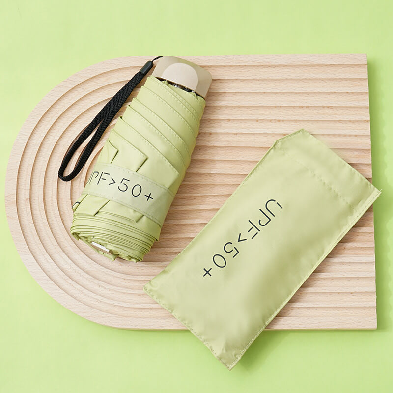 Ô dù cầm tay mini tí hon giá rẻ che mưa chống UV cán dẹp