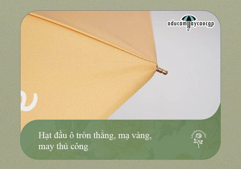 Ô dù cầm tay cao cấp gấp 3 siêu sang trọng