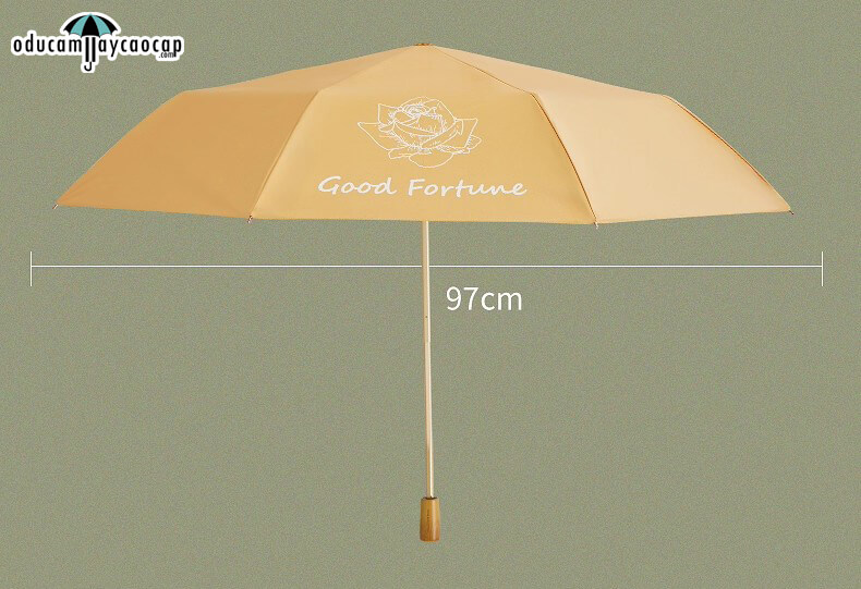 Ô dù cầm tay cao cấp gấp 3 siêu sang trọng
