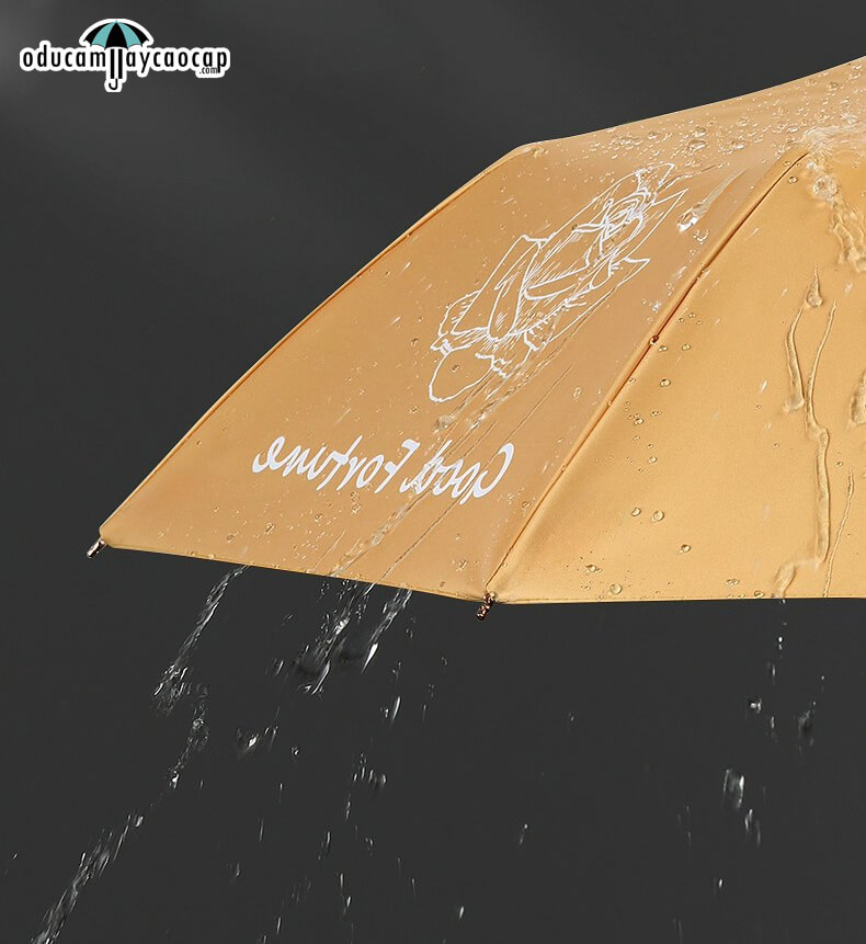 Ô dù cầm tay cao cấp gấp 3 siêu sang trọng