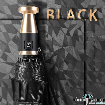 Ô dù cầm tay Hongkong tự động cao cấp Luxurious Classic Black Labradorite