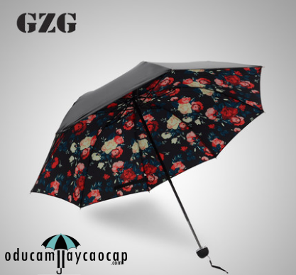 Ô dù cầm tay cao cấp chống tia UV Rose DCT1103
