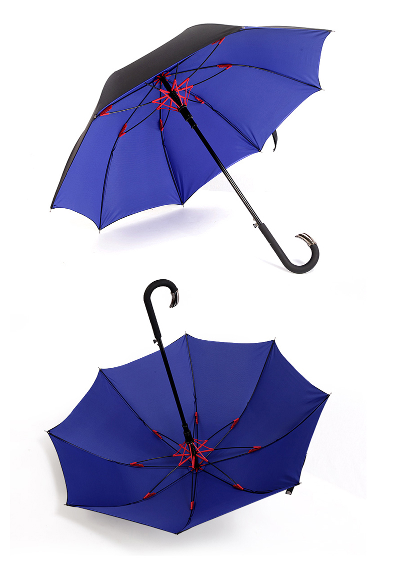[FORGOTTEN - 98CM] Totes golf umbrella, The hand-held curved, high-grade curtain for Golf Color (BLUE)
