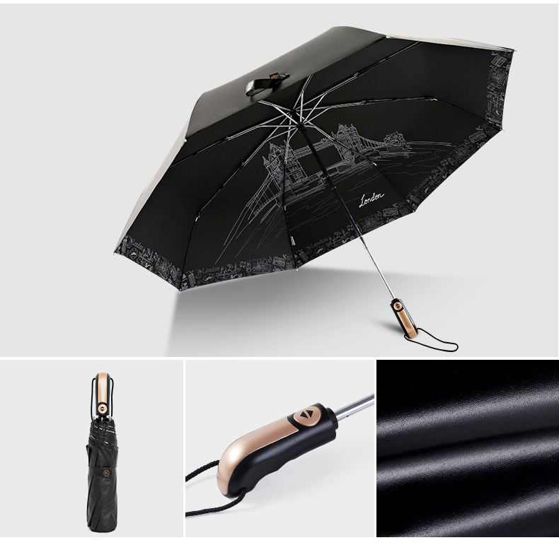 The umbrellas bring artistic beauty