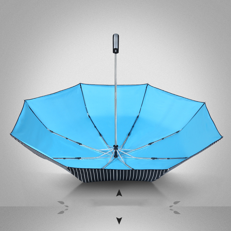 The Blue Sky automatic umbrella the coolness of summer noon