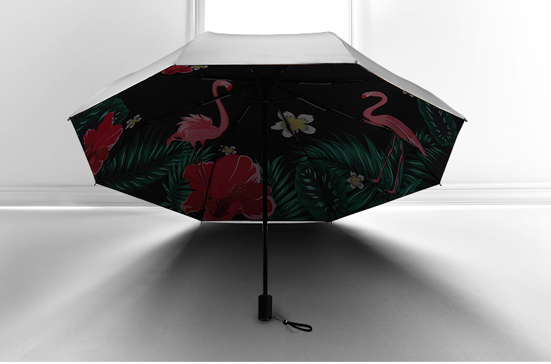 Ô dù cầm tay cao cấp Hongkong chống tia UV Flamingo 