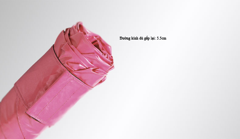 Ô dù cầm tay tí hon cao cấp Hongkong chống tia UV Pink