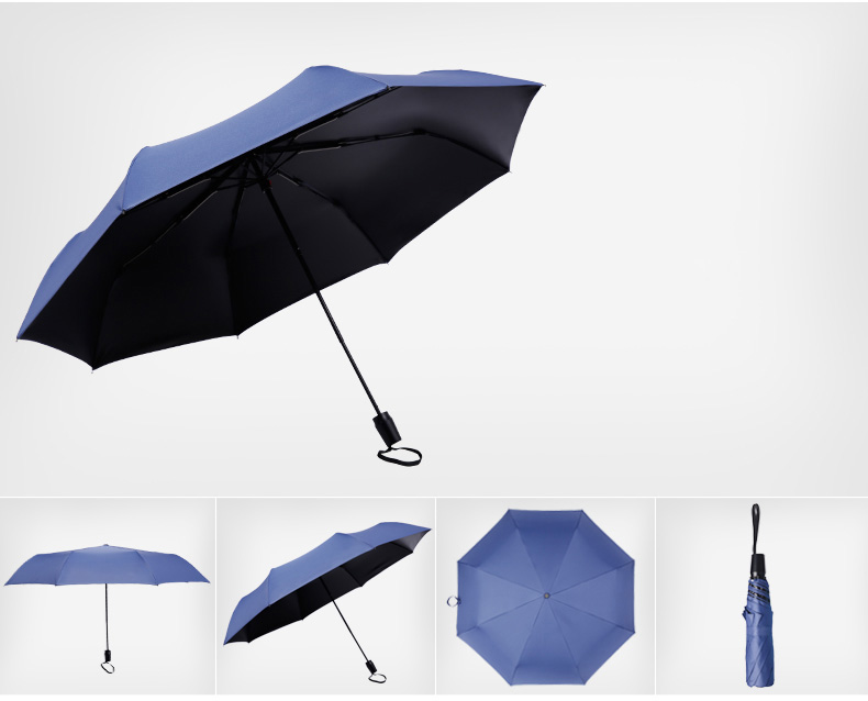 Ô dù cầm tay Hongkong cao cấp Blue chống tia UV