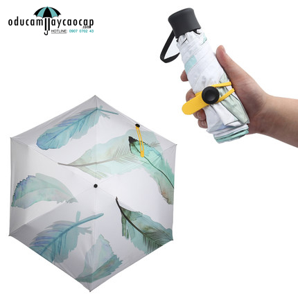 [MINI] Mini rain umbrella premium Hong Kong against UV  fresh leaves