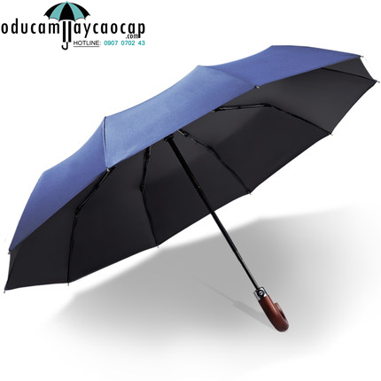 [AUTOMATIC UMBRELLA] Automatic Umbrellas  high-grade anti-UV handles curved wood (Bue)