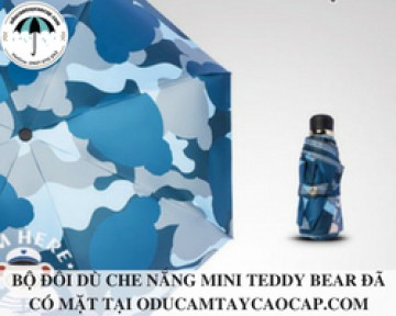 Bộ đôi dù che nắng mini Teddy bear đã có mặt tại oducamtaycaocap.com