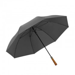 Double-layer gray straight handle umbrella - [CÁN DÀI - 121CM] Ô dù cầm tay cao cấp cán dài 2 lớp kép chuyên dụng sân golf