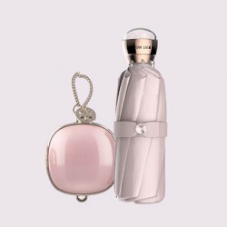 Fancy Diamond Pink - [TÍ HON - SIÊU SANG] Ô dù cầm tay mini siêu sang cao cấp Pandora Box Swarovski