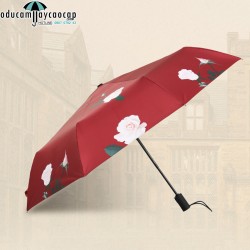 Ô dù cầm tay cao cấp tự động chống UV Rose Bloom